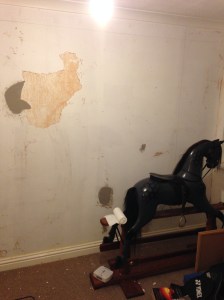 The babys room before