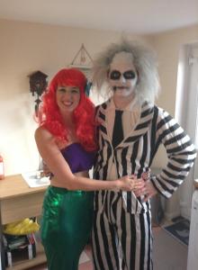 As our birthdays are only three days apart, Sam and I always organise a big joint birthday party. It’s usually a big night out in York in fancy dress with copious amounts of alcohol and bad dancing. It has always been a great night out. This year I wanted to do something a little more low-key as I couldn’t face going out all night with a massive group of tipsy people and I think my not drinking would alert them to our big news pretty easily too! We decided to combine the two things, our birthday celebration and spilling the beans about our “big news”, with a group curry with all of our friends. I had been looking up different ways to make the announcement, most of the things I found were different funny online photos or videos but I wanted to save the now traditional Facebook post for the scan photo.  It was really nice to be able to tell all of our close friends in person and see their faces. I think some of them had guessed as there had been a few occasions where it was perhaps a little obvious – trips to the local pub where I was strictly on soft drinks and Sunday lunches at our house where I had Schloer and not wine – but it was still nice to tell them all properly. We wanted to do it after the scan so that we knew everything was OK and so we could share the photo with everyone.  All in all it was a massive weight of my shoulders as I’m rubbish at keeping secrets about myself! I’ll remain tight lips about anyone else’s news but really struggle when it’s something about me and Sam is well aware of this so I think he was pretty impressed that I had more or less managed to keep it to myself until now!